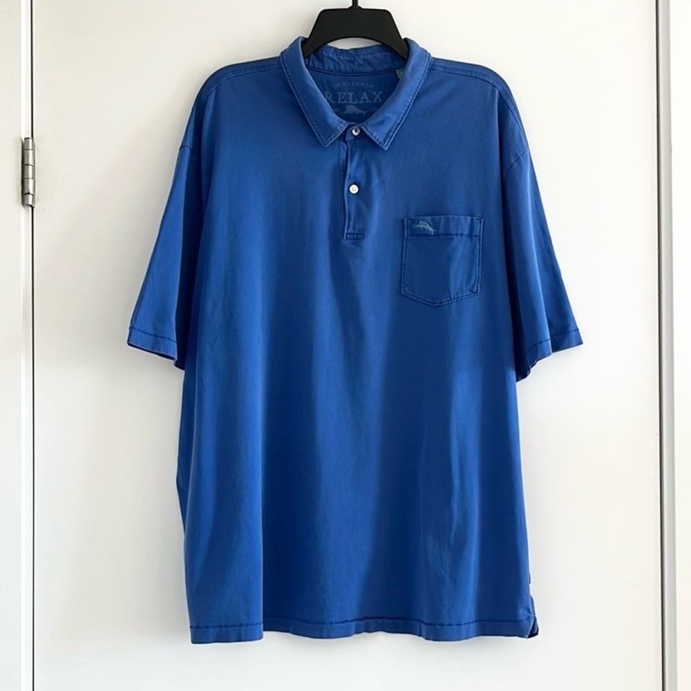 Tommy Bahama Men's Blue Polo Shirt